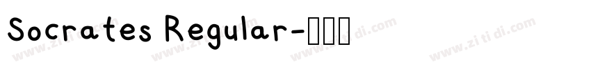 Socrates Regular字体转换